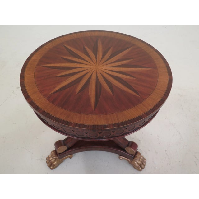 Age: Approx. 5 Years Old Details: MS-8114-30 Old number 3030-598 Quality Construction Nice Multi Veneer Inlaid Top Gold...