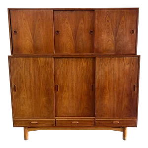1970s Fabulous Large Omann Jun Danish Modern Storage Cabinet