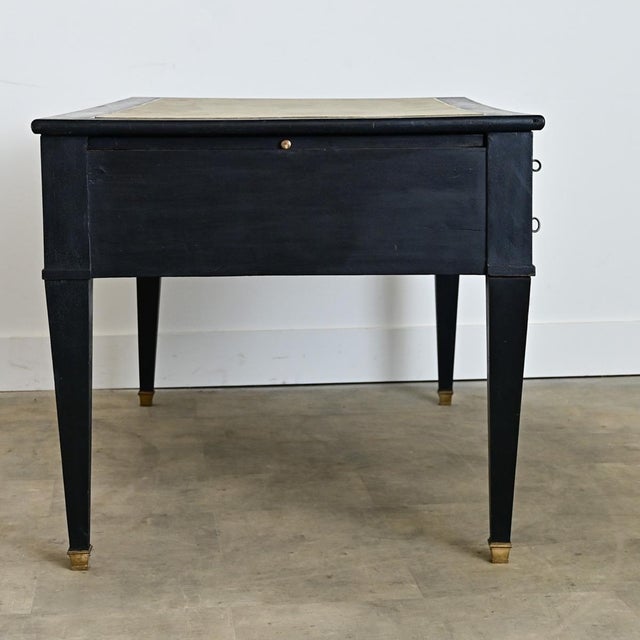 French 19th Century Directoire Style Ebonized Desk For Sale - Image 13 of 14