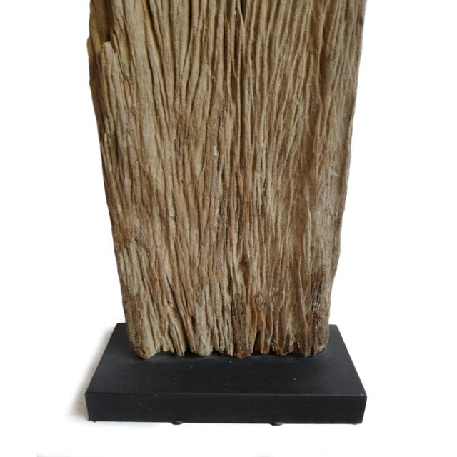 Antique Nepal Ancestry Post on Stand For Sale - Image 4 of 7