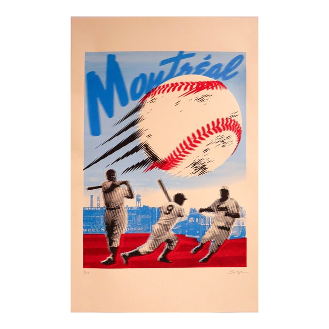 2026 Contemporary Poster - Tribute to Jackie Robinson by Sébastien Lepine For Sale