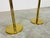 Metal Elegant Pair of Laurel Lamp Company Fluted Brass Floor Lamps For Sale - Image 7 of 8