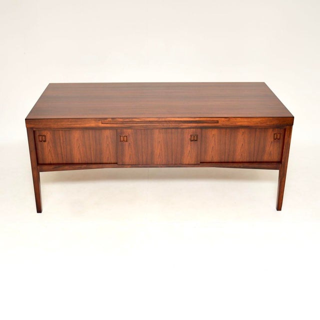 Large Vintage Danish Executive Desk, 1960 For Sale - Image 10 of 18
