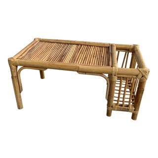 1970s Bamboo Breakfast Tray For Sale