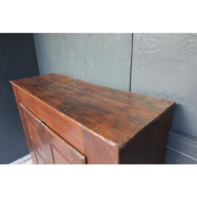 Rustic Primitive Oak Cupboard, 1800s For Sale - Image 9 of 18