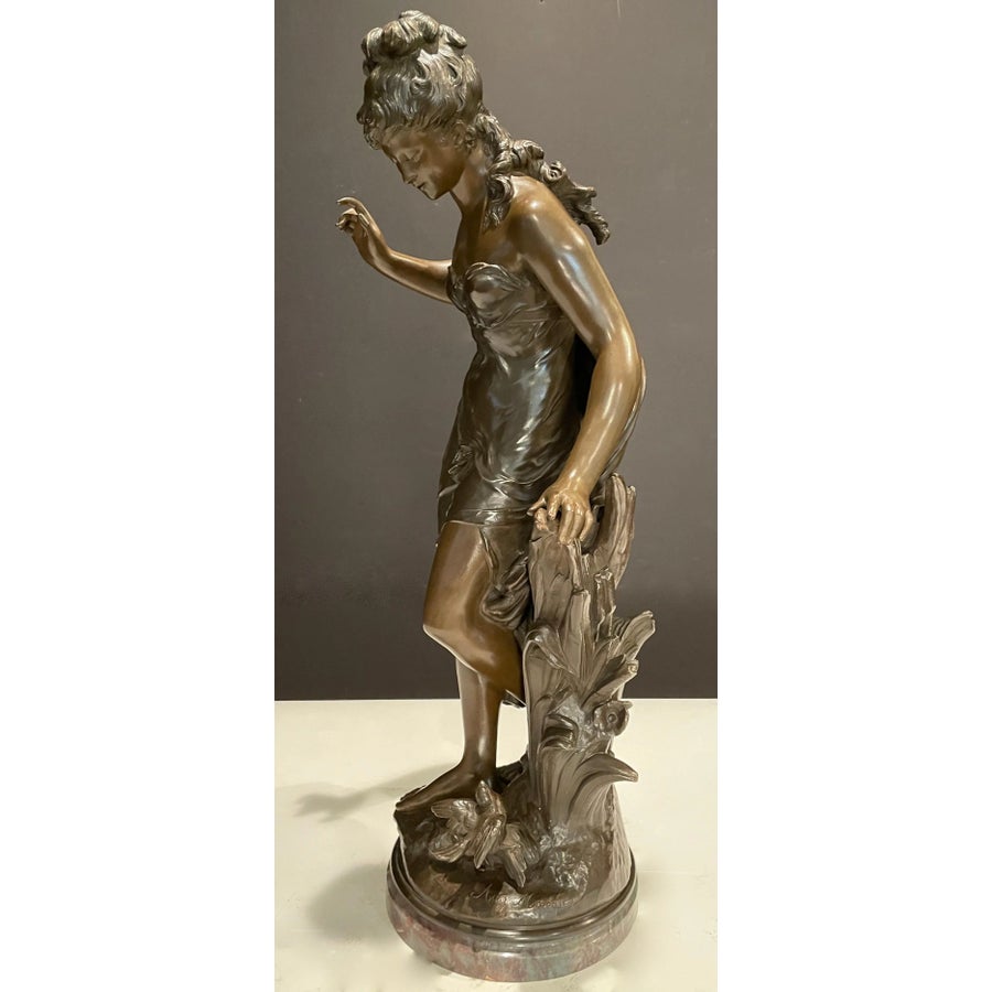 Late 19th Century Auguste Moreau Bronze Sculpture 