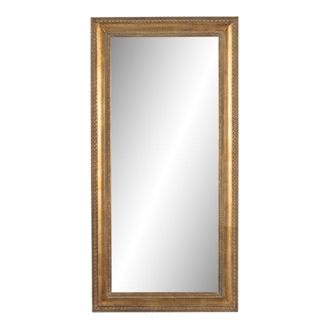 Bradley Gold Floor Mirror For Sale