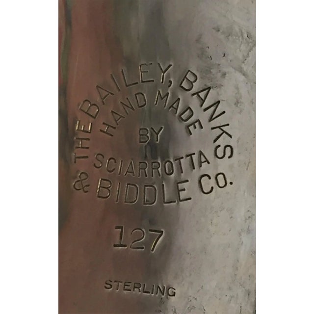 Mid 20th Century Mid-Century Modern Sciarrotta for Bailey, Banks & Biddle Sterling Silver Candlestick For Sale - Image 5 of 6