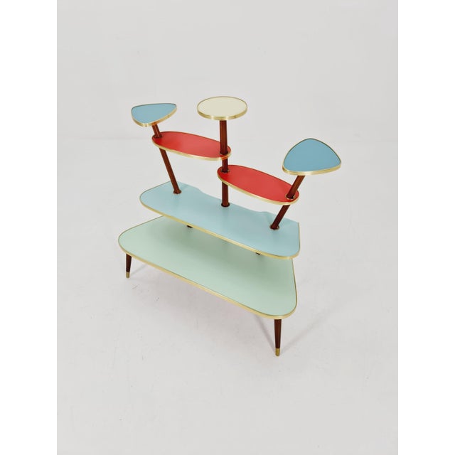 Contemporary Vintage German Plant Stand, 1950s For Sale - Image 3 of 11