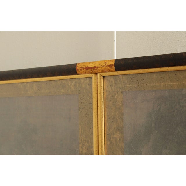 Gold Chinese Sung Dynasty 'Tribute Horse' Vintage Reproduction Print For Sale - Image 8 of 13