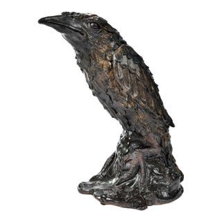 Studio Art Pottery Raven For Sale