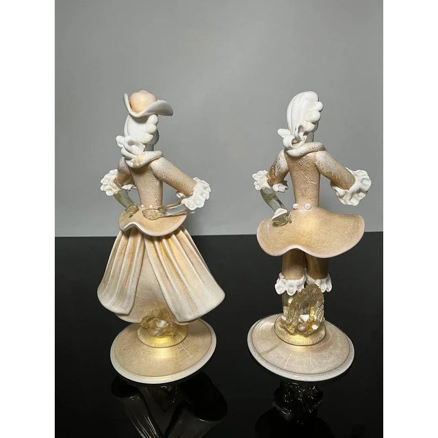 Murano Glass Figurines from Cenedese Vetri, Italy, Set of 2 For Sale - Image 3 of 8