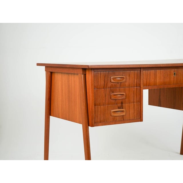 Vintage Teak Desk, 1960s For Sale - Image 10 of 11