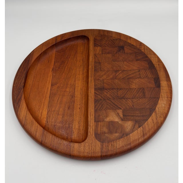 1960s Vintage Teak Dansk Serving Tray Cutting Board Platter by Jens H. Quistgaard For Sale - Image 5 of 6