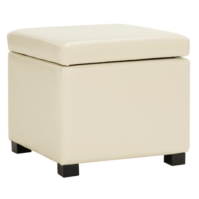 You'll flip. The soft modern style of the Flip Top ottoman brings form and function to any room with it's hinged top for...