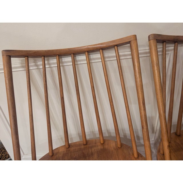 1950s Set of 4 Leslie Diamond for Conant Ball Modernmates Model 7408 Dining Chairs For Sale - Image 9 of 12