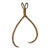 Antique Vintage Industrial Hand-Forged Cast Iron Ice Block Tongs For Sale