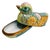 Metal Vintage Chinese Mandarin Duck Cloisonné Enamel Covered Trinket Box For Sale - Image 7 of 10