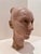 Figurative 1960s Larry Mohr Painted Plaster Terrac Bust Sculpture Signed From Artist Estate For Sale - Image 3 of 11