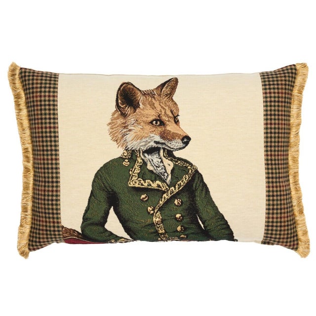 This beautiful tapestry cushion is finely woven by skilled weavers on traditional Jacquard Tapestry looms. The tapestry...