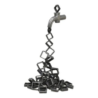 Yannick Bouillault, The Surprising Faucet, 2025, Steel For Sale