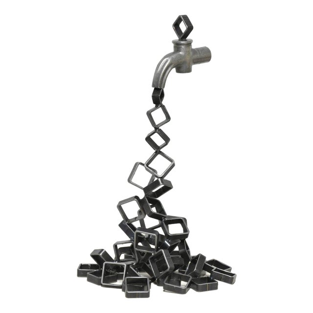 Yannick Bouillault, The Surprising Faucet, 2025, Steel For Sale