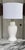 Vintage Seashell White Ginger Jar Lamp For Sale - Image 10 of 11
