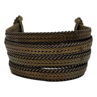 1990s Stephen Dweck 7 Strand Bracelet, Sterling For Sale