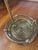 Metal Howes-Marked Brass Fireplace Tool Set and Stand With Cannonball Andirons, Made in Usa For Sale - Image 7 of 13