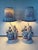 Vintage Rococo Revival Porcelain Figurine Table Lamps – Romantic Couple, Pair For Sale - Image 10 of 10