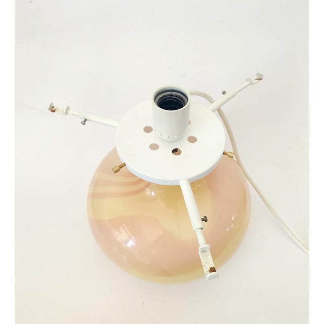 Pink Murano Glass Table Lamp attributed to Maestri Di Murano, 1970s For Sale - Image 11 of 15