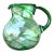 Vintage a Boho Blown Glass Pitcher For Sale