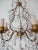 1920s French Beaded Maison Baguès Amethyst & Clear Murano Drops Chandelier 1920s For Sale - Image 5 of 13