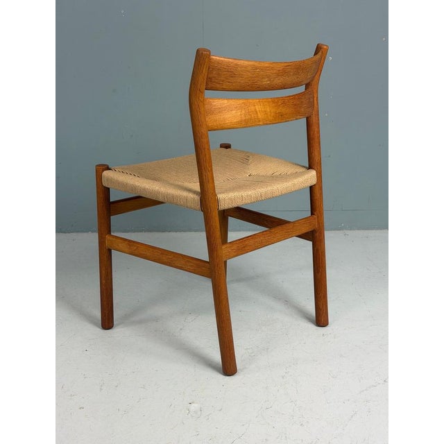 Wood BM-1 Dining Chairs in Oak by Børge Mogensen for C.M Møbler, 1947, Set of 8 For Sale - Image 7 of 14