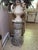 19th C Italian Neo-Classical Carrera Marble Column Grape Motif For Sale - Image 4 of 7