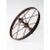 Metal Antique Iron Cart Wheel For Sale - Image 7 of 13