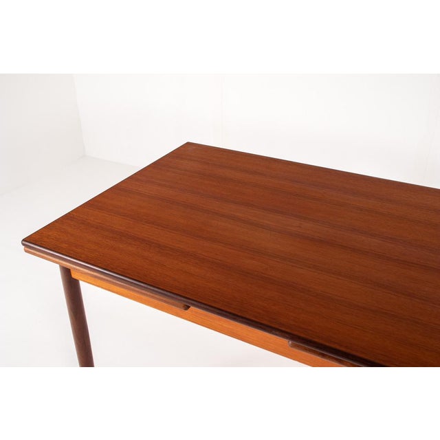 Mid-Century Scandinavian Teak Extendable Dining Table, 1960s For Sale - Image 11 of 15