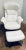 Mid-Century Modern Mod Eames Style Italian White Leather Lounge Chair and Ottoman For Sale - Image 3 of 5