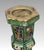 Antique Chinese Sancai Ceramic Lucky Coin Jade Green Pedestal / Plant Stand With Dragons For Sale - Image 12 of 12