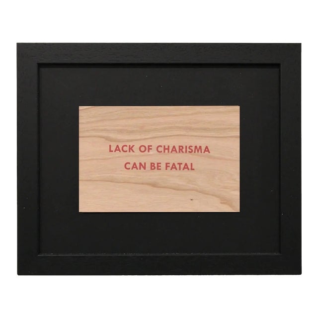 Jenny Holzer, Truisms 'Lack of Charisma Can Be Fatal', 1977-1979 For Sale