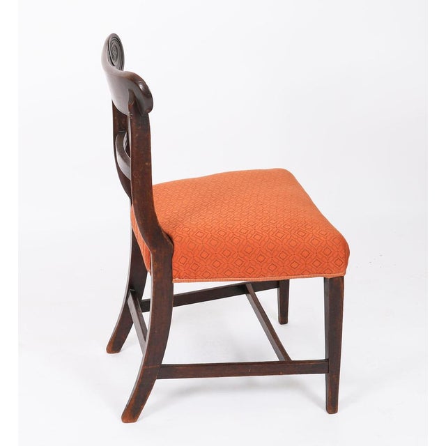Antique English Regency Mahogany Dining Chairs, 1820, Set of 4 For Sale - Image 4 of 14