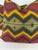 Custom pair of 22" pillows covered in Mind the Gap "Pyramidenspitzer" wool blend fabric in color green/red/yellow. These...