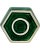 Vintage Le Grand Hotel Paris Green Ashtray Catchall Dish For Sale - Image 4 of 9