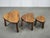 Brown Mid-Century Modern Oak Nesting Tables, 1960s, Set of 3 For Sale - Image 8 of 11
