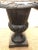 Metal Black Iron Urns -A Pair For Sale - Image 7 of 10