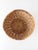 Vintage Handwoven Round Basket For Sale - Image 6 of 9