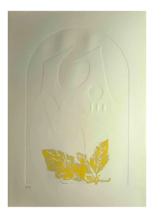 Leo Guida, Abstract Composition, Original Etching, 1970s