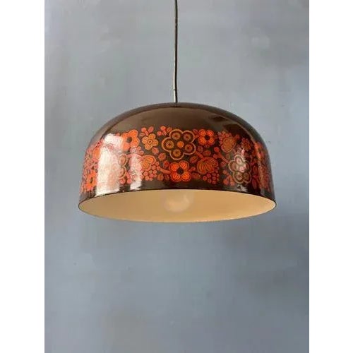 Mid-Century Brown Arabia Hanging Lamp by Kaj Franck for Fog & Morup For Sale - Image 6 of 11