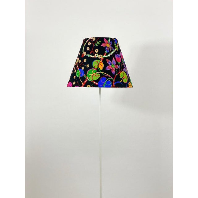 White Tripod Floor Lamp in Brass attributed to Frank & Wlach for Haus & Garten, Austria, 1950s For Sale - Image 3 of 18