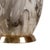 The swirls of calacatta gold over the cream of the glass will bring a sense of calm to any environment. 35.5h x 5.8w x...
